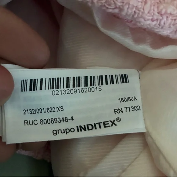 Zara NWT pink tweed belted sleeveless top 2132/091 - Picture 4 of 6